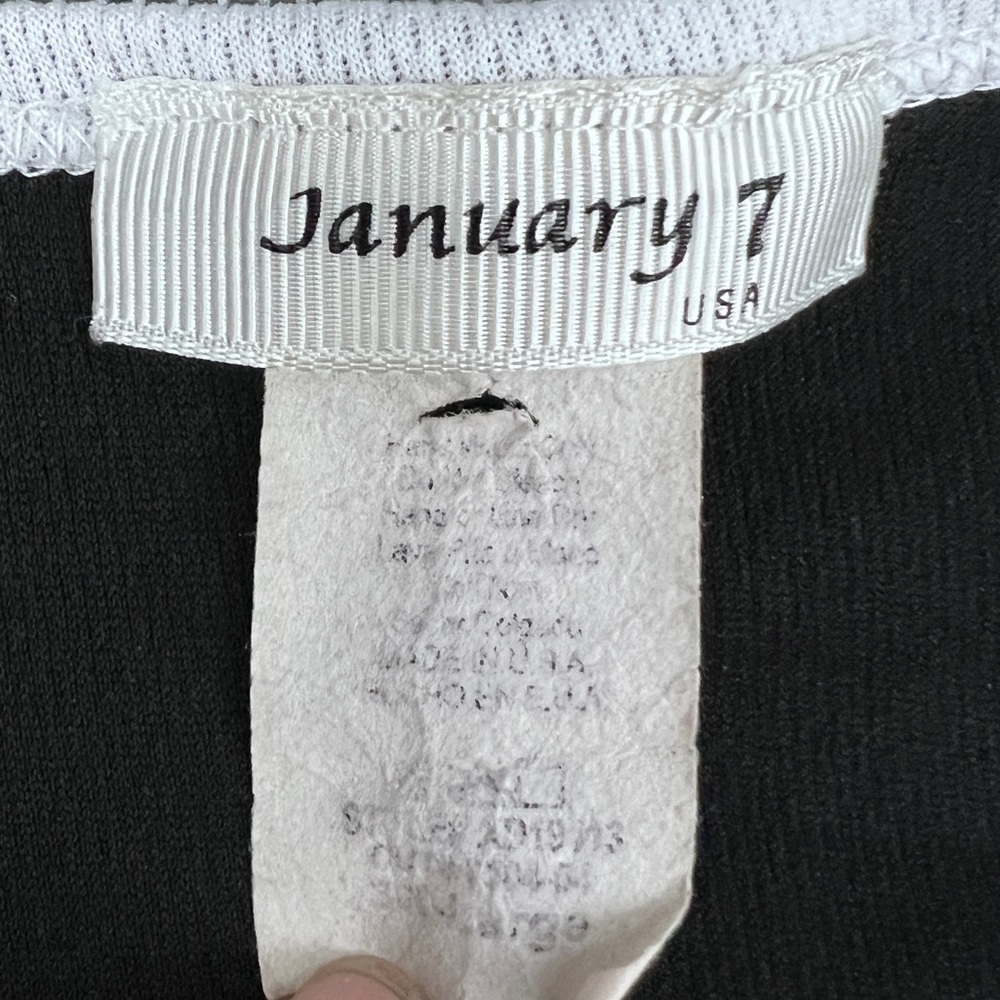 January 7 Made In USA Black White Hustle 99 Women‎ Lightweight Jersey Dress 3XL - Picture 7 of 10